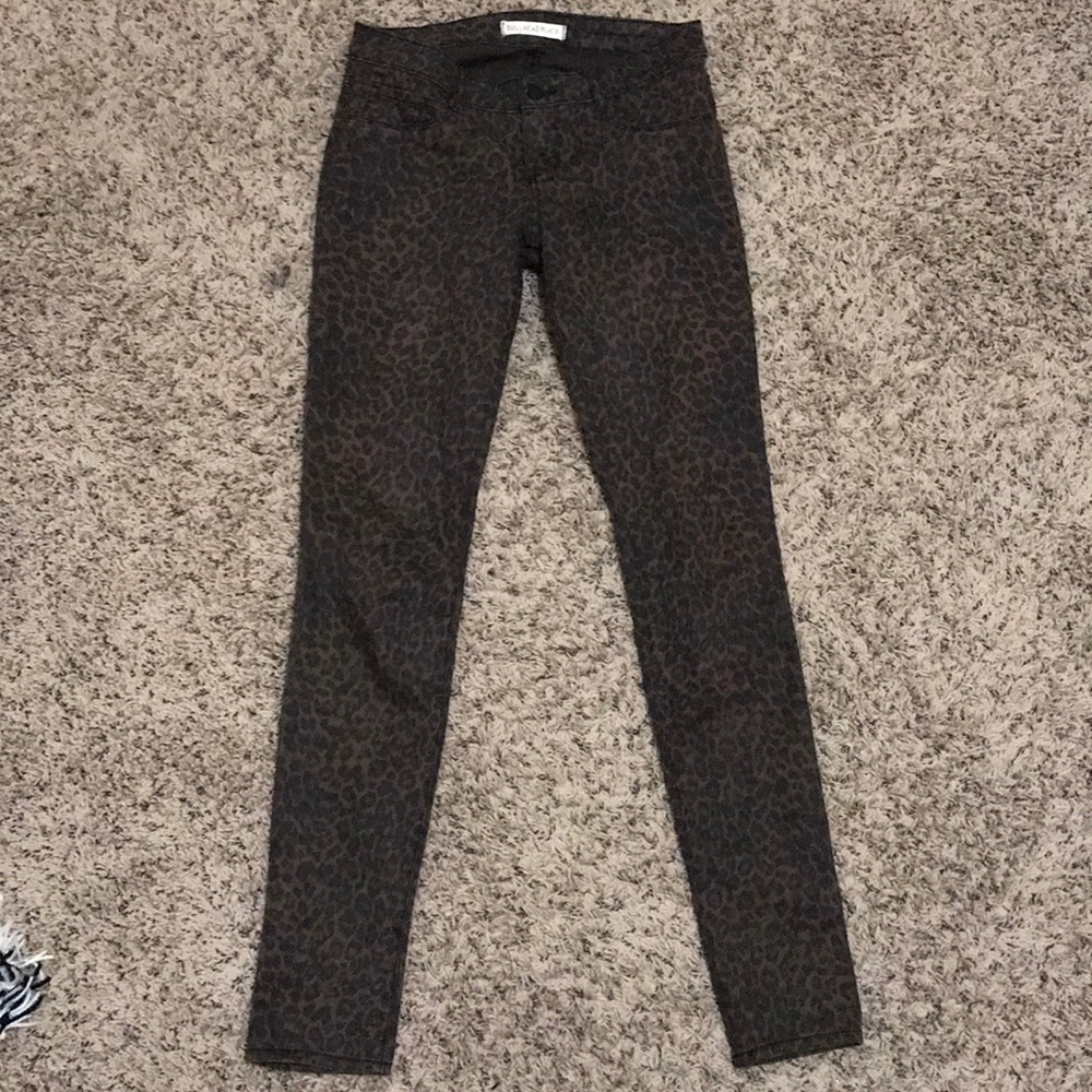Leopard jeans
